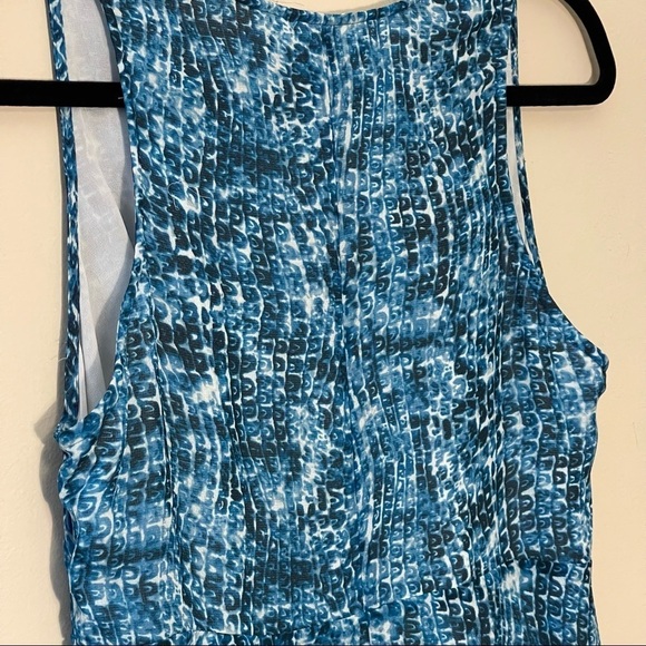 Derek Lam for design nation sleeveless geometric maxi dress fully lined size M - Picture 6 of 11